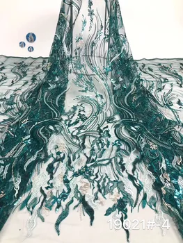 

African Lace Fabric 2018 Embroidered Nigerian Laces Fabric High Quality French Tulle Lace Fabric For Women Dress