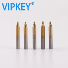 5 шт./лот высокое качество 2,5 мм HSS титанизированные фрезы с головкой ключ резак титанизация сверла для вертикальный ключ части машины