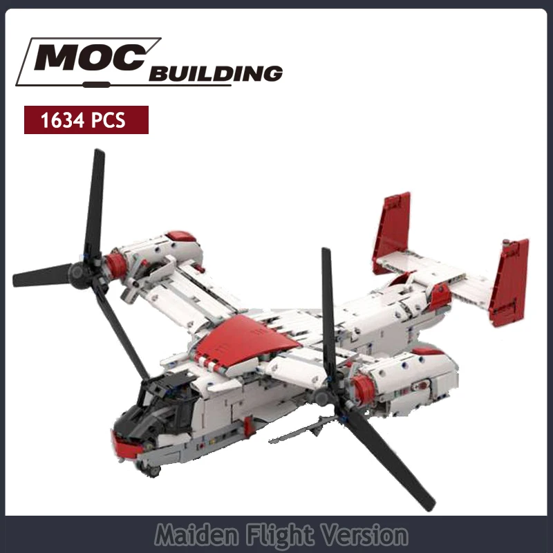 

Maiden Flight Version MOC Building Block Technology Bricks Aircraft DIY Assembly Model Kids Puzzle Collection Toys Xmas Gift