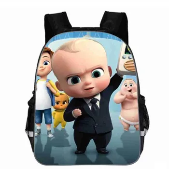 

Fashion New 16inch Childrens' School Backpack Boss Baby Pattern Students School Bag Cartoon Anime Design Teenagers Book-Bags