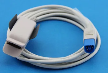 

Compatible Philips M3 MP20 VM4 Spo2 Sensor Adult Finger Soft Tip Sensor 8Pin