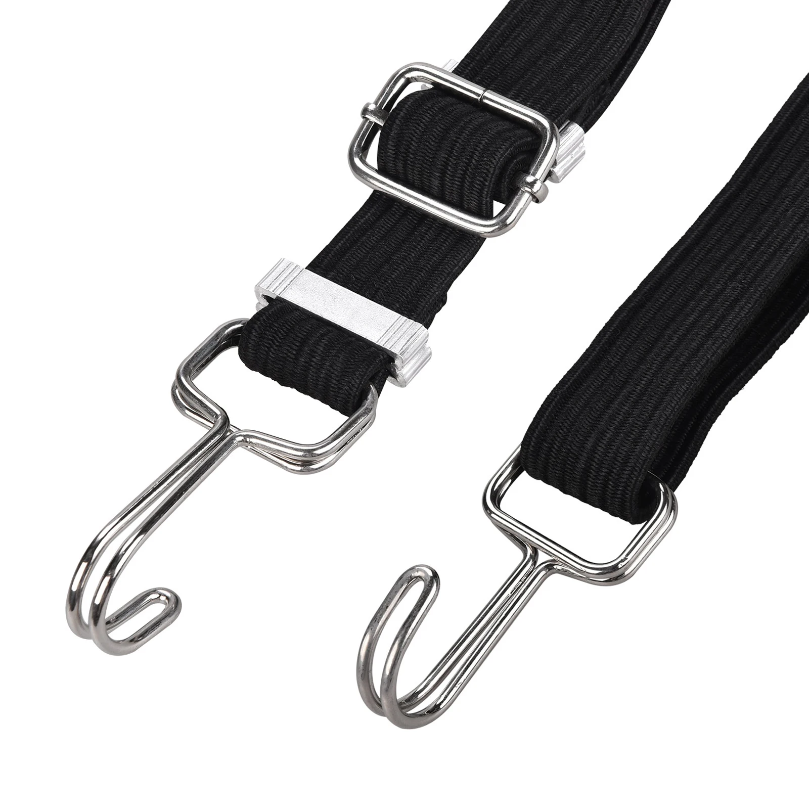 Cargo Straps Luggage Strap Cargo Tie Down Strap Tie Down Straps Lashing Strap Elastic Belt Bungee Straps 2M High Elasticity Latex Elastic Bands Bicycle Tie Luggage Fixing Strap Motorcycle Cargo Fixation Belt Rope With Hook Length