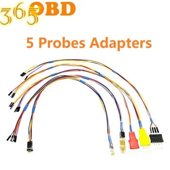 

5 Probes Adapters For in-circuit ECU Work with iProg+ Programmer/Xprog SOP8/DIP8/6.0mm/3.0mm/2.54mm