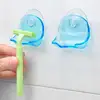 Porte-brosse à dents, ventouse murale de salle de bain, crochet de rasoir en plastique bleu gris, porte-rasoir ► Photo 1/6