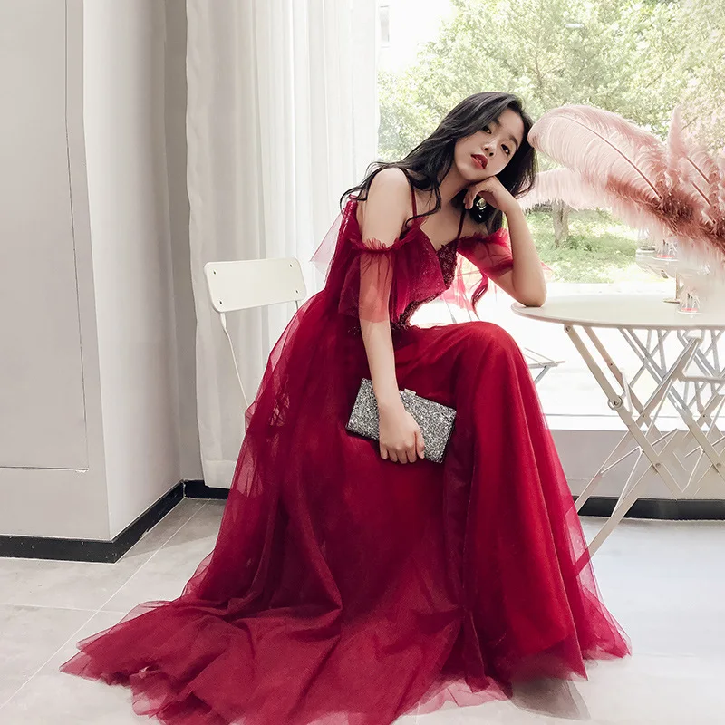 Сетчатое платье на тонких бретельках, свадебное платье для невесты, Qipao, сексуальное бальное платье, свадебное платье для невесты, халат De Soiree Cheongsam