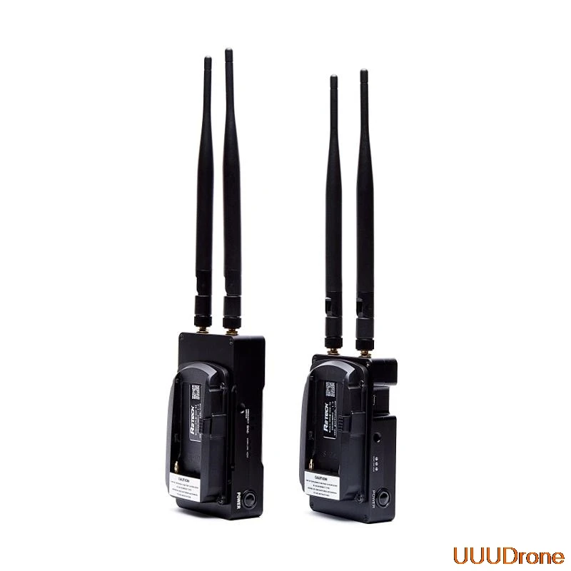R2TECK DVLM-200 2 км 1080P HD передача 5G 25 mW-800 mW настенное проникновение FPV система AV VTX RX комбо