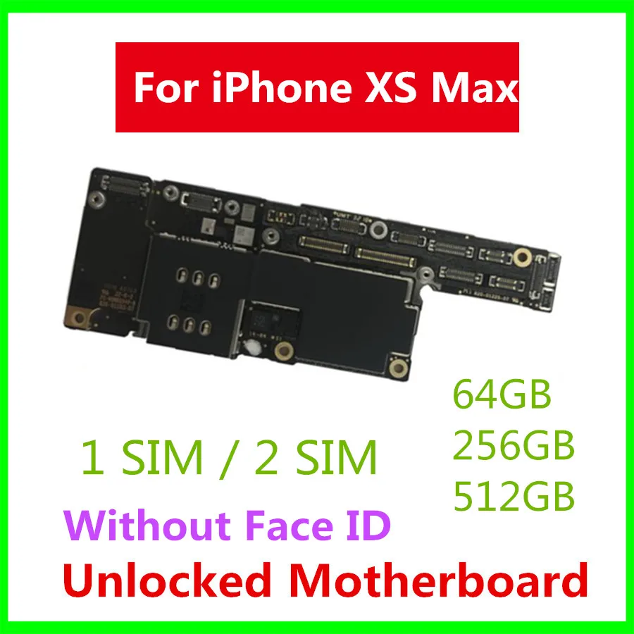 Материнская плата для iPhone XS MAX без идентификатора лица с системой IOS логическая