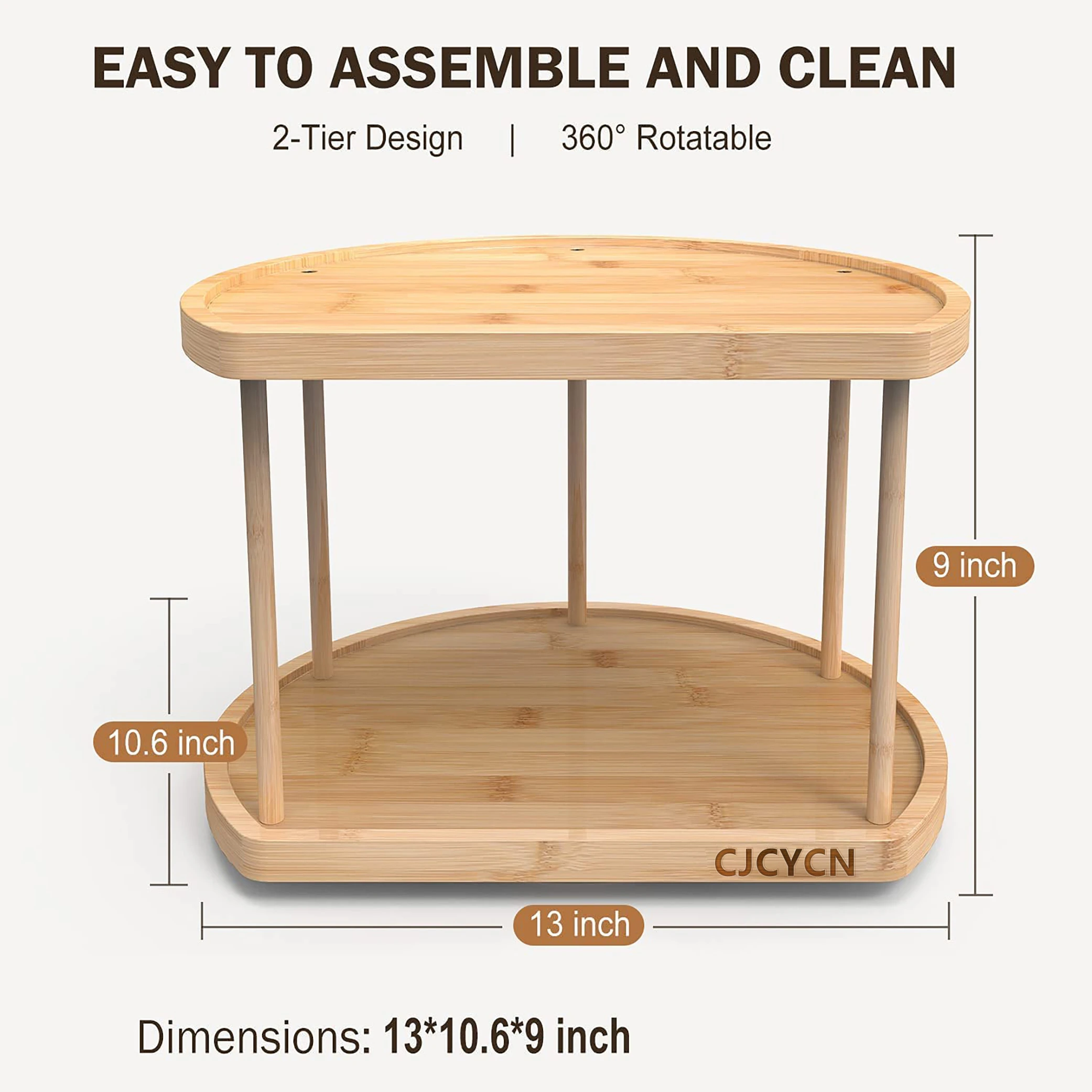 Tier Lazy Susan Spice Rack