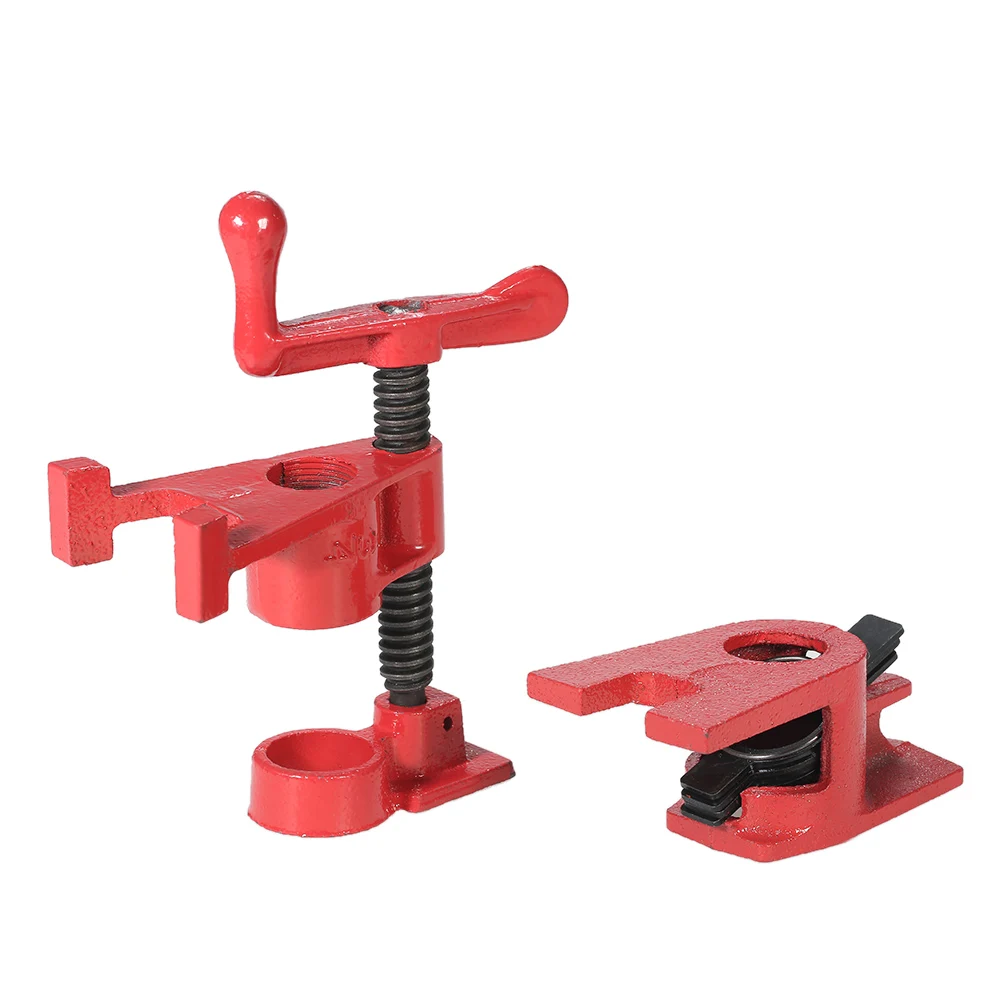 

Hot New 3/4 1/2 inch Heavy Duty H Style Pipe Clamp Fixture Carpenter Woodworking Tools Pipe Clamp