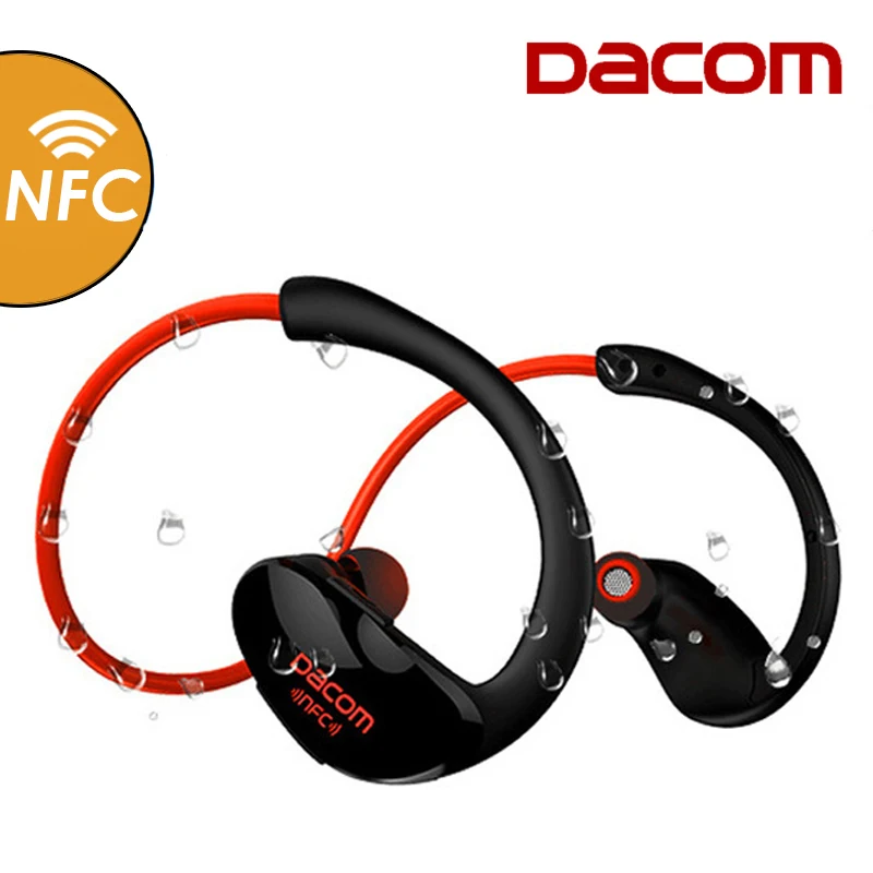 Bluetooth гарнитура Dacom Athlete беспроводные наушники спортивные стереонаушники с HD
