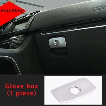 

For Jaguar f-pace chrome interior cup holder AC vent door handle bowl molding trim