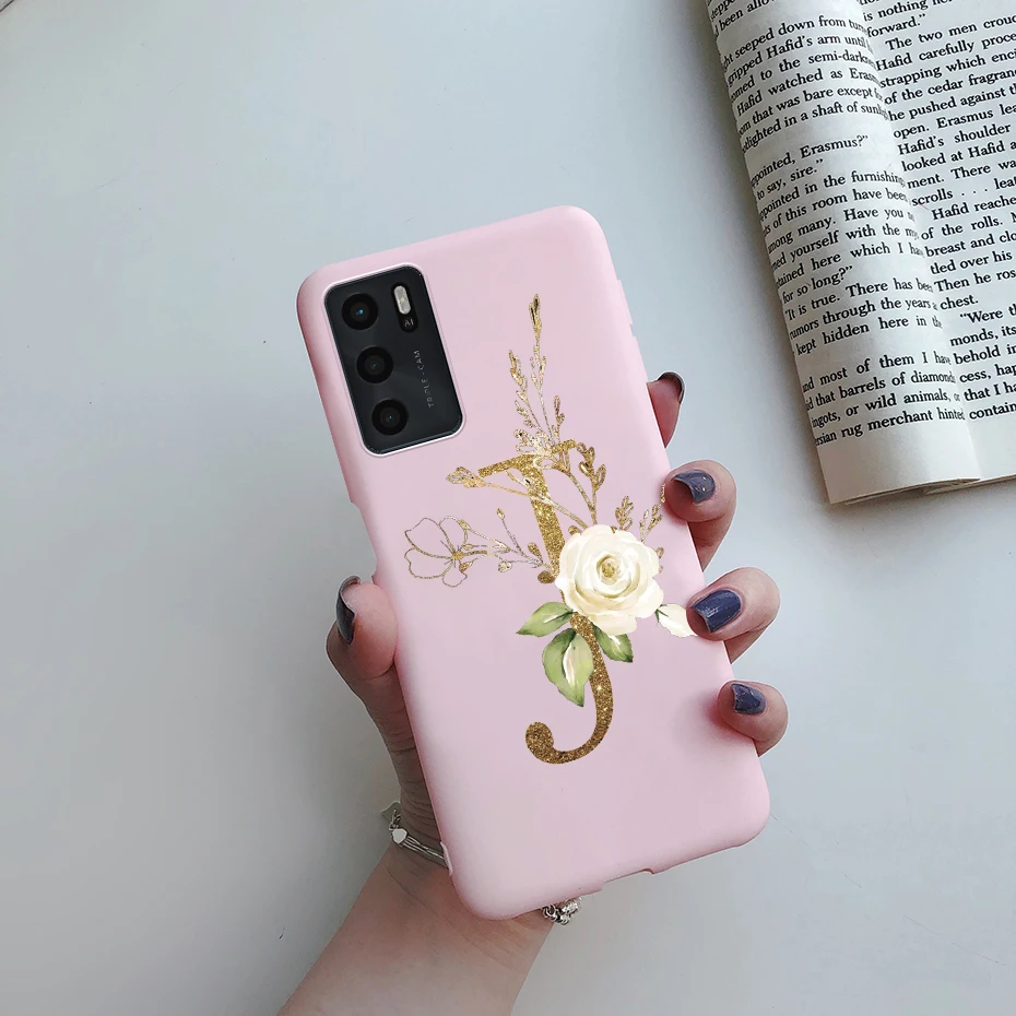 casing oppo For Oppo A16s Case Cute Letters Cover For Oppo A16 A 16 s OppoA16 Soft Silicone Case For Oppo A16 CPH2269 TPU Fundas 6.52" Coque best case for android phone Cases For OPPO