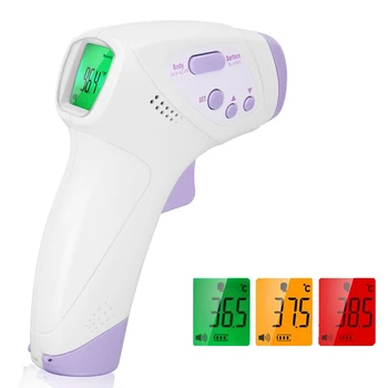 

Non-Contact Infrared Forehed Thermometer 3 Color Backlight For Adults And Children Lcd Display Digital Laser Temperature Tool