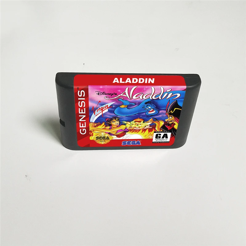 

Aladdin - 16 Bit MD Game Card for Sega Megadrive Genesis Video Game Console Cartridge