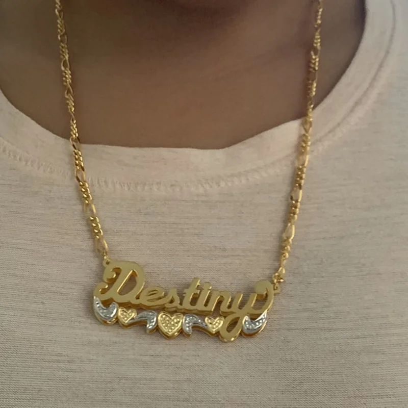 Vishowco New Custom Name Necklace 