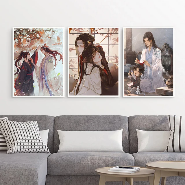 Anime Mo Dao Zu Shi Wei WuXian Canvas Painting Art Nordic Posters and  Prints Wall Pictures for Living Room Decor Frameless - AliExpress