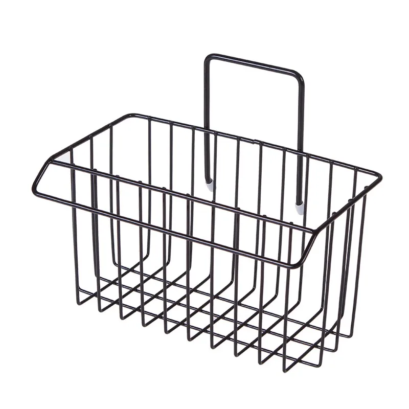 

zq Kitchen Drain Basket Iron Dishcloth Storage Rack Wall Hanging Multi-Functional Hanging Basket Free Shipping