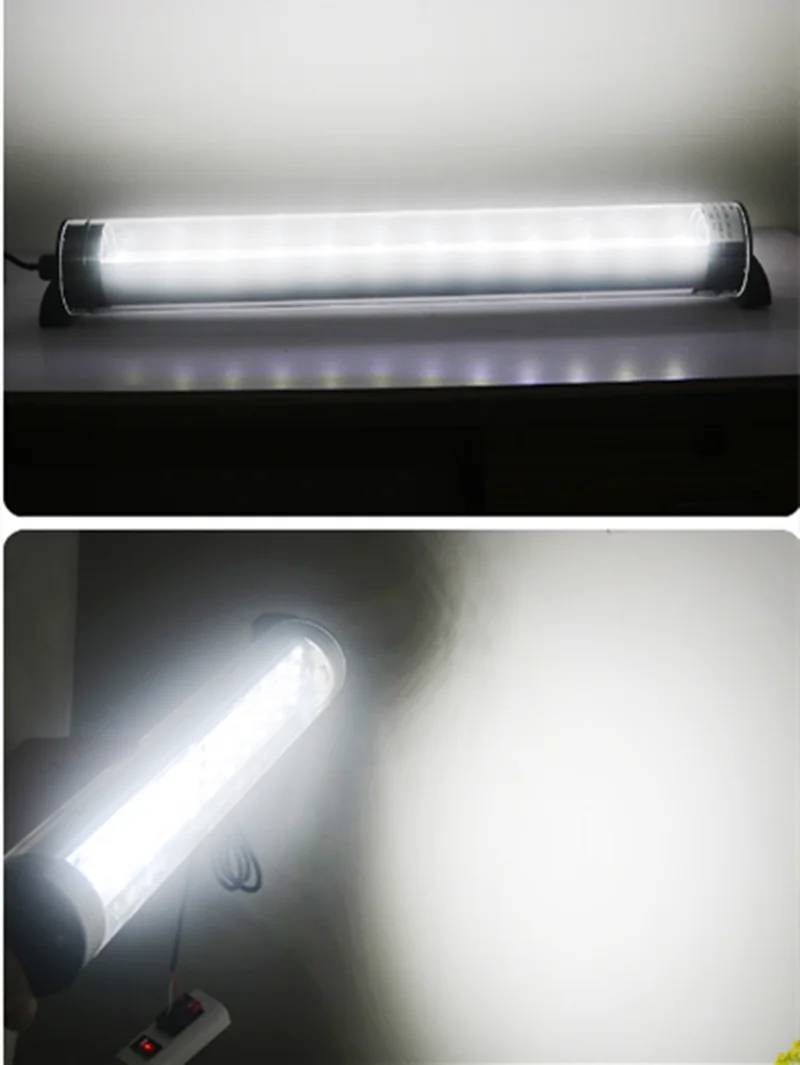 Machine tools Lamp CNC Lathe Alloy Fluorescent Lamp High Temperature Resistant Oil Resistant Waterproof IP67 Cylindrical 220V