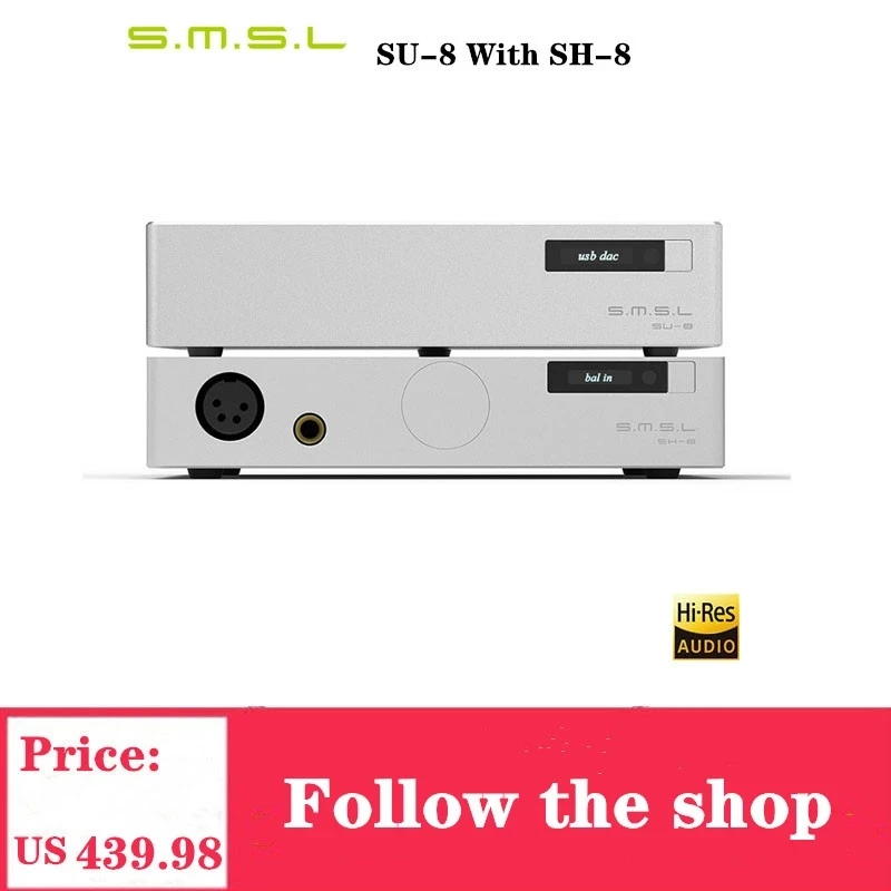 SMSL 88 SU 8 2ES9038Q2M DSD баланс DAC декодер и SH наушники с высоким усилителем|Усилители для