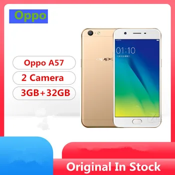 

International Rom Oppo A57 4G LTE Cell Phone Snapdragon 435 Android 6.0 5.2" IPS 1280x720 3GB RAM 32GB ROM 16.0MP Fingerprint