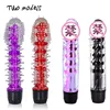 G-spot Vibrator Jelly Dildo Penis Vibrator Clitoris Stimulator Massager Sex Toys For Women Female Masturbator Multi-speed 1