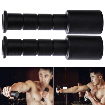 

2pcs Home Gym Fitness Equipment Steel Black Arm Muscle Portable Boxing Dumbbell Hand Weights Anti Slip Jogging Walking Correct