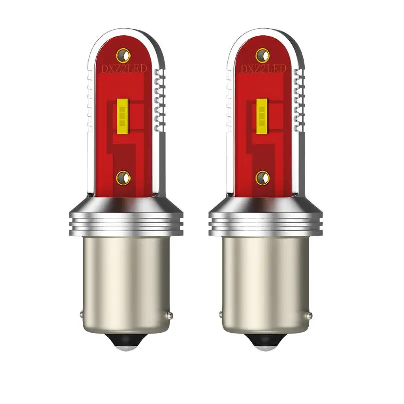 Светодиодные лампы Canbus P21W 2 шт. 60 Вт BA15S 1156 BAU15S PY21W 7440 без Hyper Flash с чипом 6SMD CSP ошибок