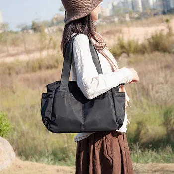 

Bag Women's 2020 New Style Waterproof Nylon WOMEN'S Bag One-Shoulder Handbag Large Capacity Bag