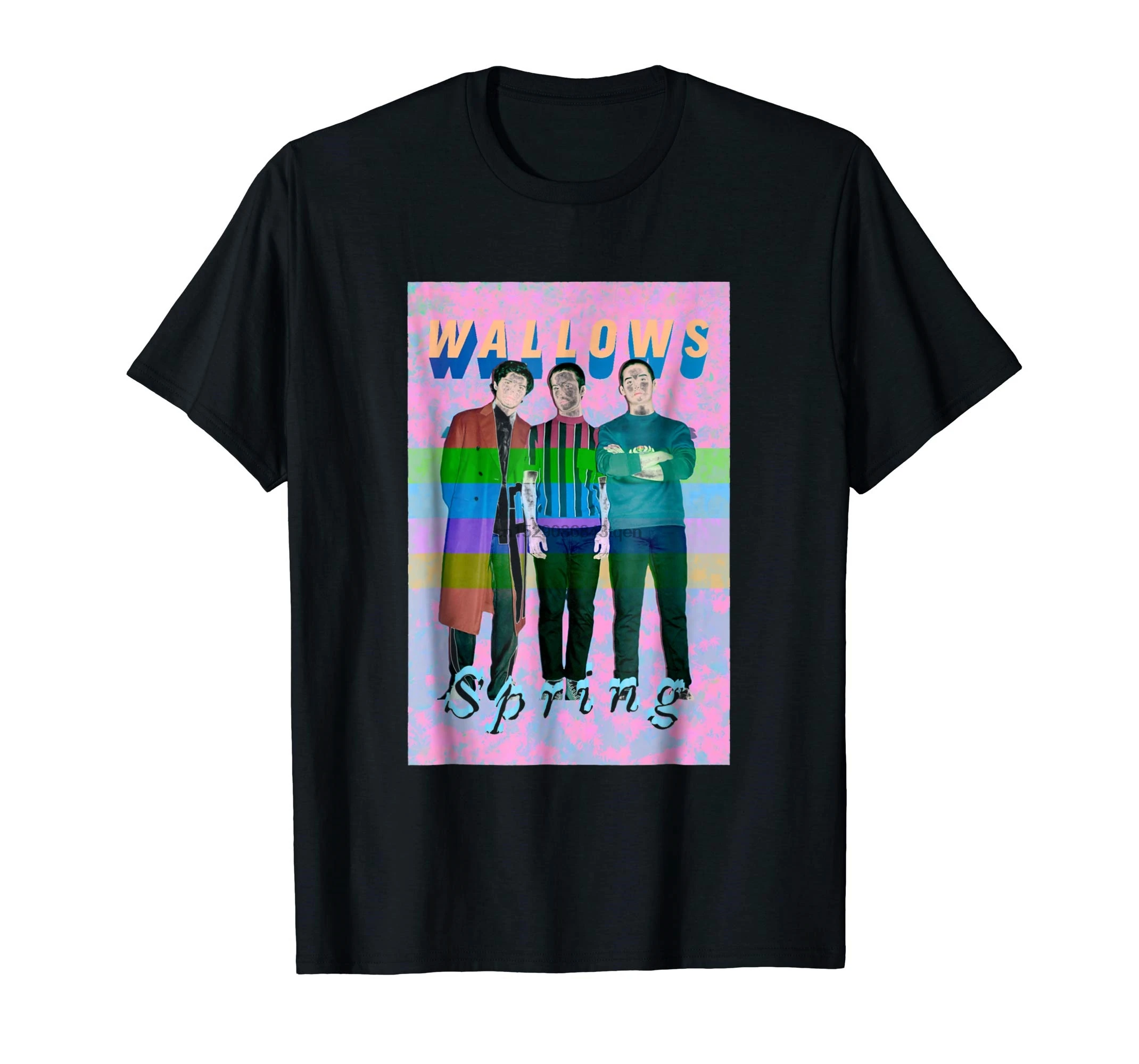Wallows T Shirt Spring-Men's T-Shirt-Black |