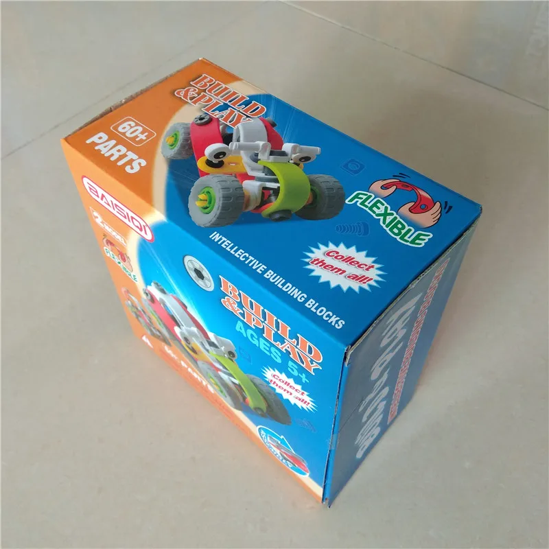 BAISIQI Новая игрушка для сборки и игры с завинчивающимся блоком для детей 5-6-7-8-9 лет купить 1 получить подарок 6831 Модель Строительный комплект