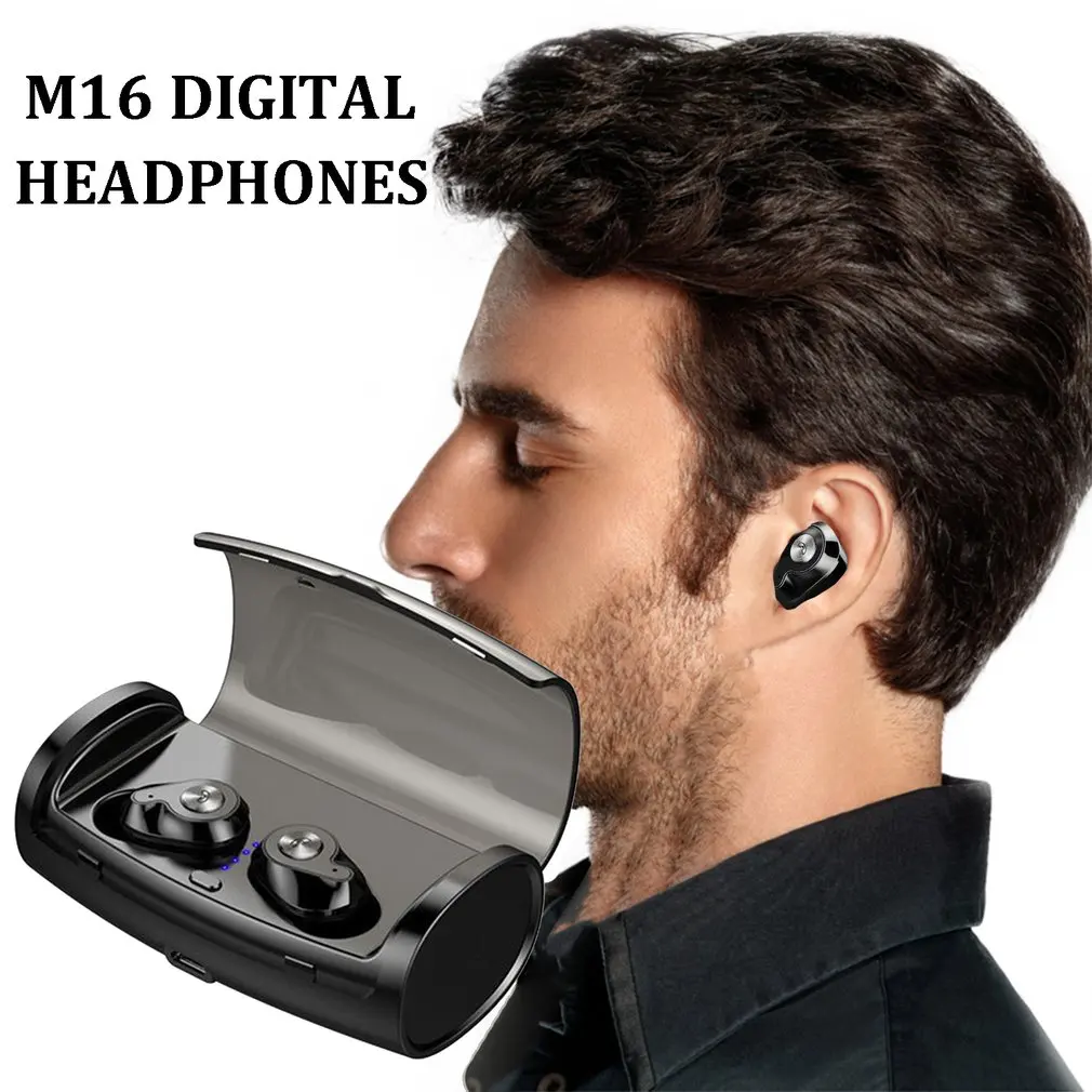 M16 мини беспроводные наушники Bluetooth 5,0 спортивные наушники Hi-Fi стерео бинауральные HD звонки для Xiaomi Redmi SamSung