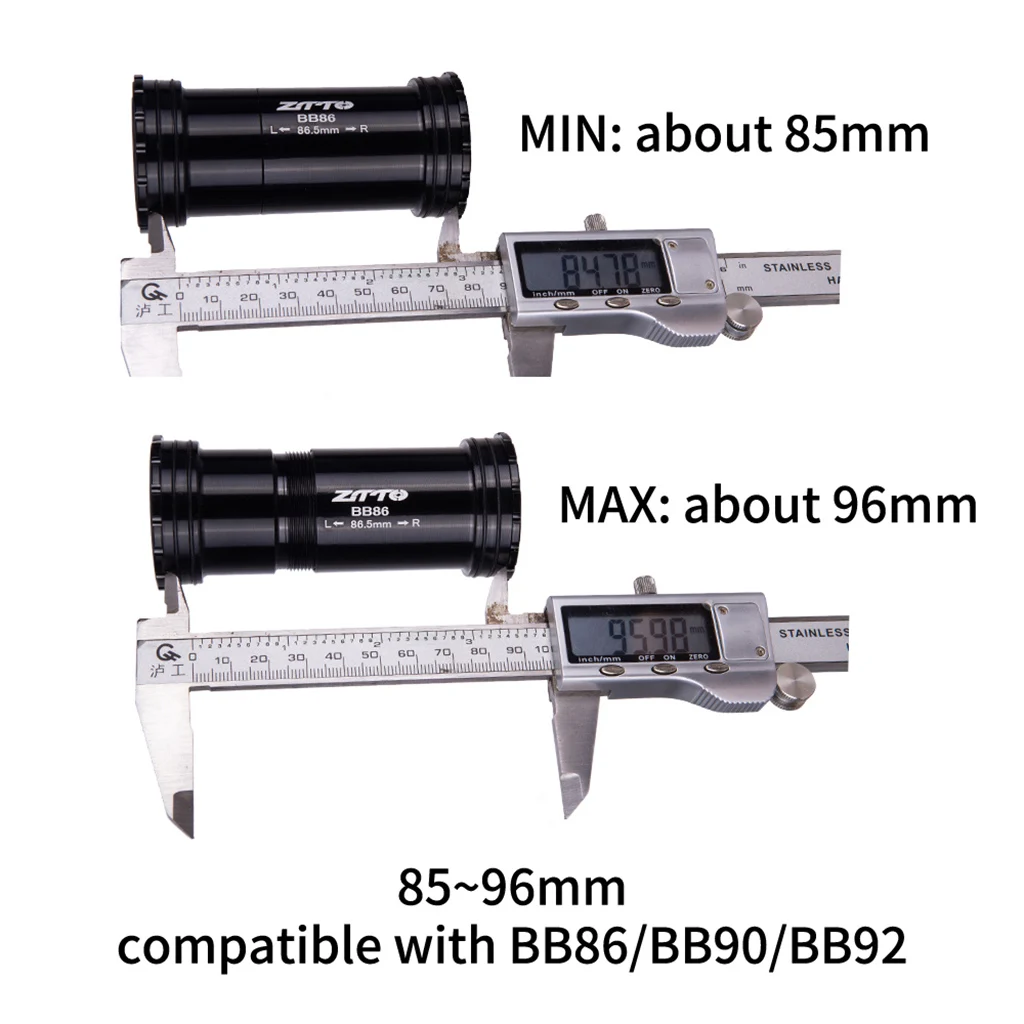 Bike  Press Fit BB92/BB86/BB90 Bottom Bracket/BB 85-96 Mm Black