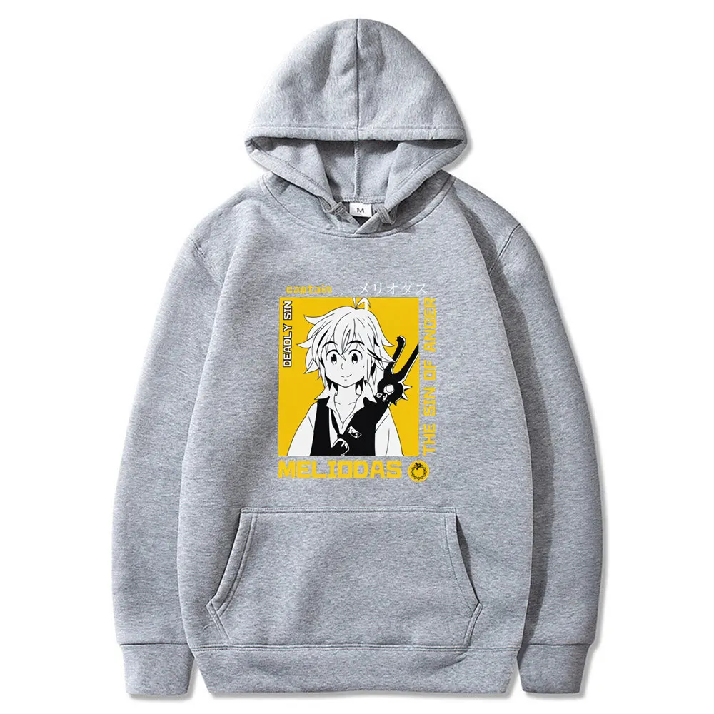 Japanese Manga Seven Deadly Sins Hoodie Men Cotton Hoodies Long Sleeved Anime Hooded Sweatshirt Fashion Hoodie Men Hoodies Sweatshirts Aliexpress