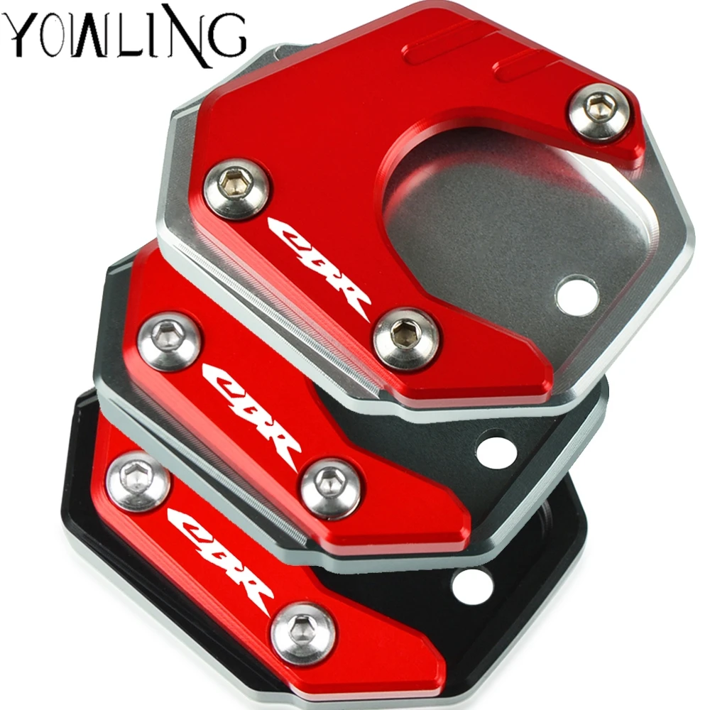 FOR HONDA CBR650R 2019 2020 Motorcycle CNC Aluminum Kickstand Enlarger Side Stand Pad Extension Support Plate CBR 650R CBR650 R |
