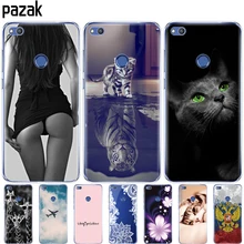 Силиконовый чехол для телефона huawei honor 8 honor 8 lite, чехлы, мягкая задняя крышка из ТПУ для телефона, полностью 360, защитный чехол, дизайн