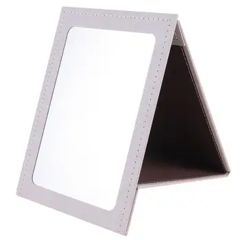 

Portable Creative Folding Travel Vanity Mirror with Desktop Standing Makeup Mirror for Cosmetic Personal Beauty Mirrors