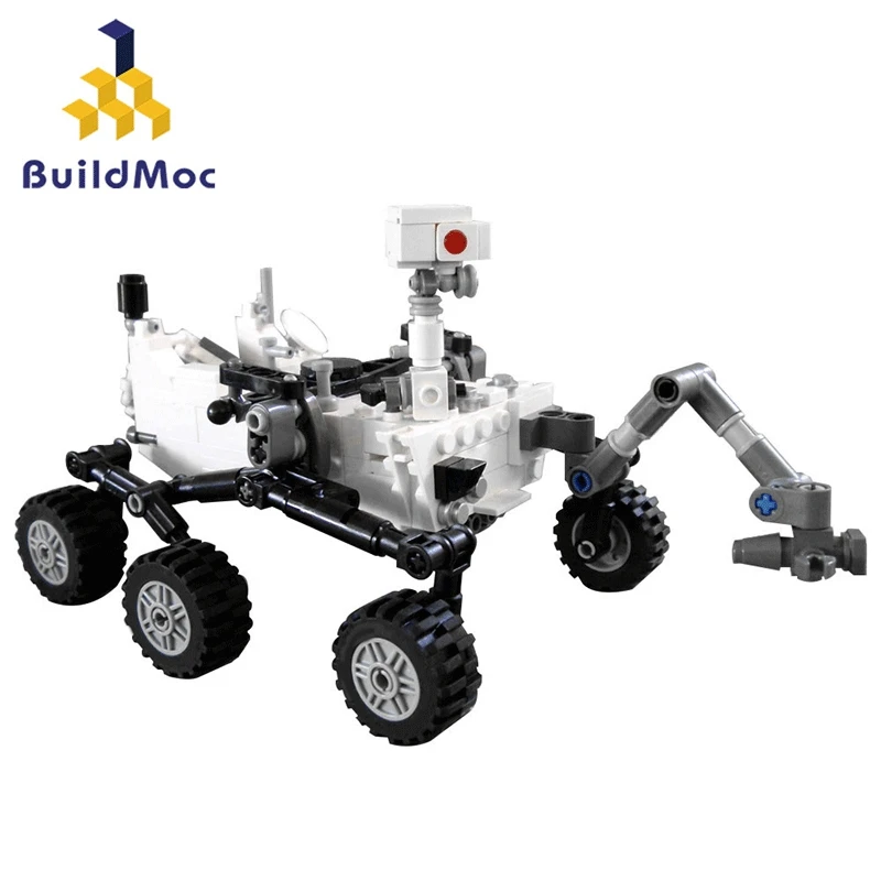Космическая станция Rocket Lunar Lander Curiosity Rover Shuttle Ship фигурки модель строительные