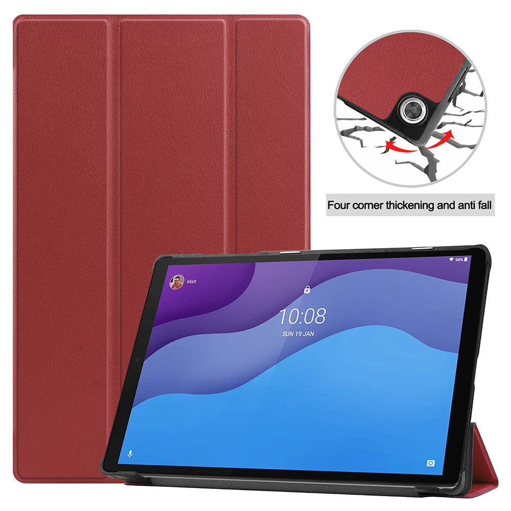 

Case For Samsung Galaxy Tab S6 10.5 T860 T865 Tablet Protective Shell Leather Flip Case Stand Smart Cover Hibernation Function