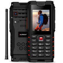 Ioutside T2 4500 мАч IP68 водонепроницаемый ударопрочный русская клавиатура прочный мобильный телефон 2," рация домофон FM мобильный телефон