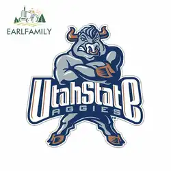 EARLFAMILY 13 см x 12,4 см для Utah State Aggies виниловая графическая наклейка креативная наклейка s ремонтная наклейка подходит для GTR EVO SX