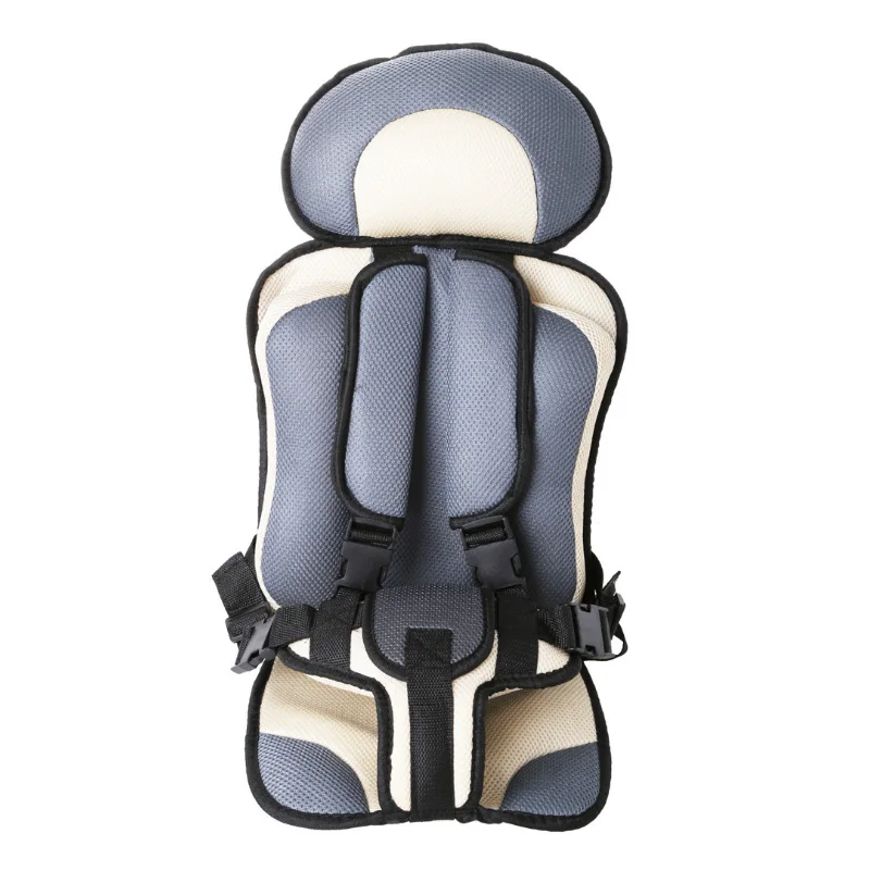 Портативное сиденье для детского кресла, уплотненная губчатая Подушка с поясом, тканевый коврик, безопасная детская новейшая подушка для сидения на стуле - Цвет: 22