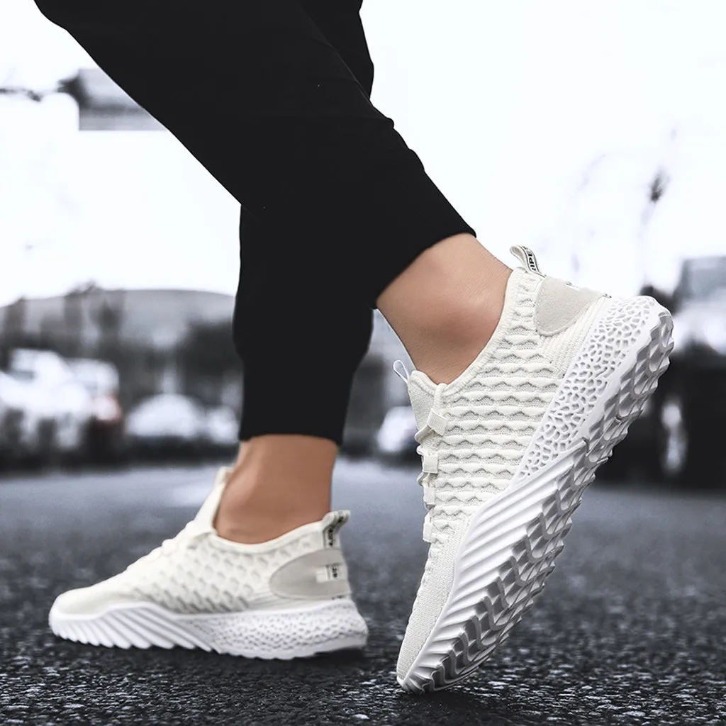Men's Fashion Casual Breathable Lace Up Sports Running Sneakers Walking Shoes Shoes Men Sneakers Tenis tenis masculino
