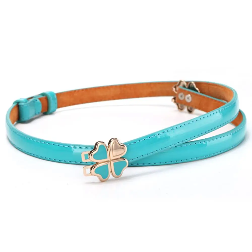 Ladies Fashion Painted Leather Belt Female Style Bright Face Skirt Decorative Real Genuine Belt for Women Girls FCO194