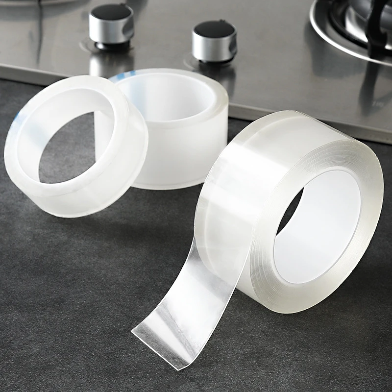 3m Double Sided Tape Nano Wall Tape Transparent No Trace Reusable Adhesive Tape Kitchen Bathroom Decoration Accessories Aliexpress Home Improvement