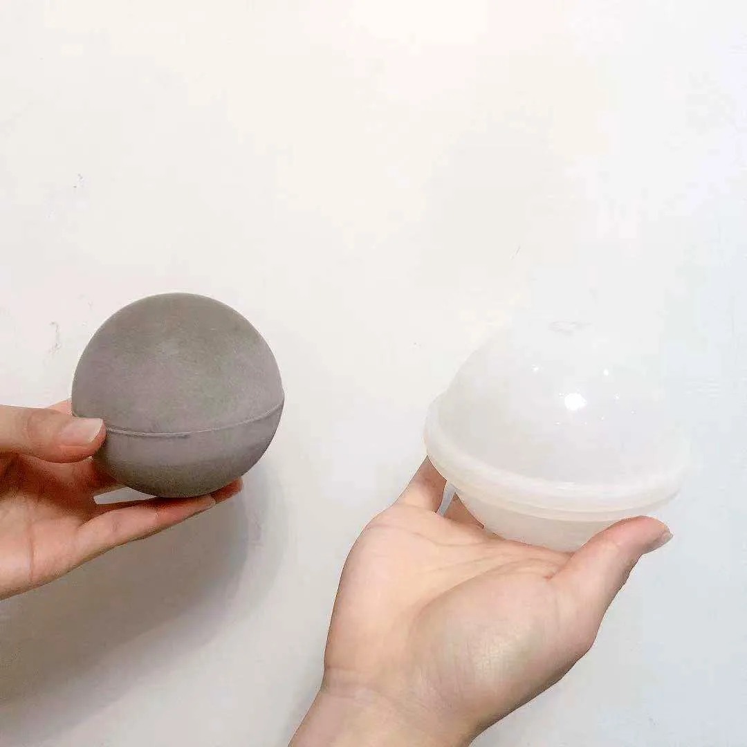 AUTUMN Ball Sphere Mold, Concrete Cement Orb Mold, Garden Decor Mold, 10''  Dia