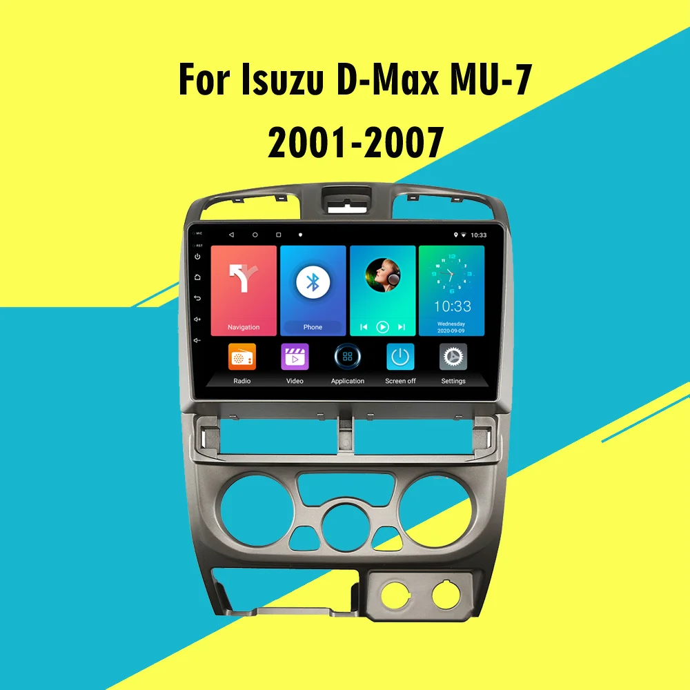 Для Isuzu DMAX MU-7 CHEVROLET COLORADO 2001-2007 2 Din автомобильное радио Android 9 дюймов сенсорный экран