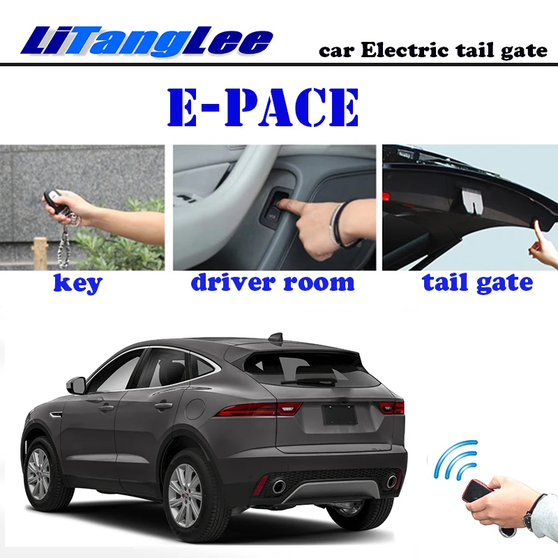LiTangLee Car Electric Tail Gate Lift Tailgate Assist System For Jaguar E-Pace 2016~2021 Control Trunk Lid |
