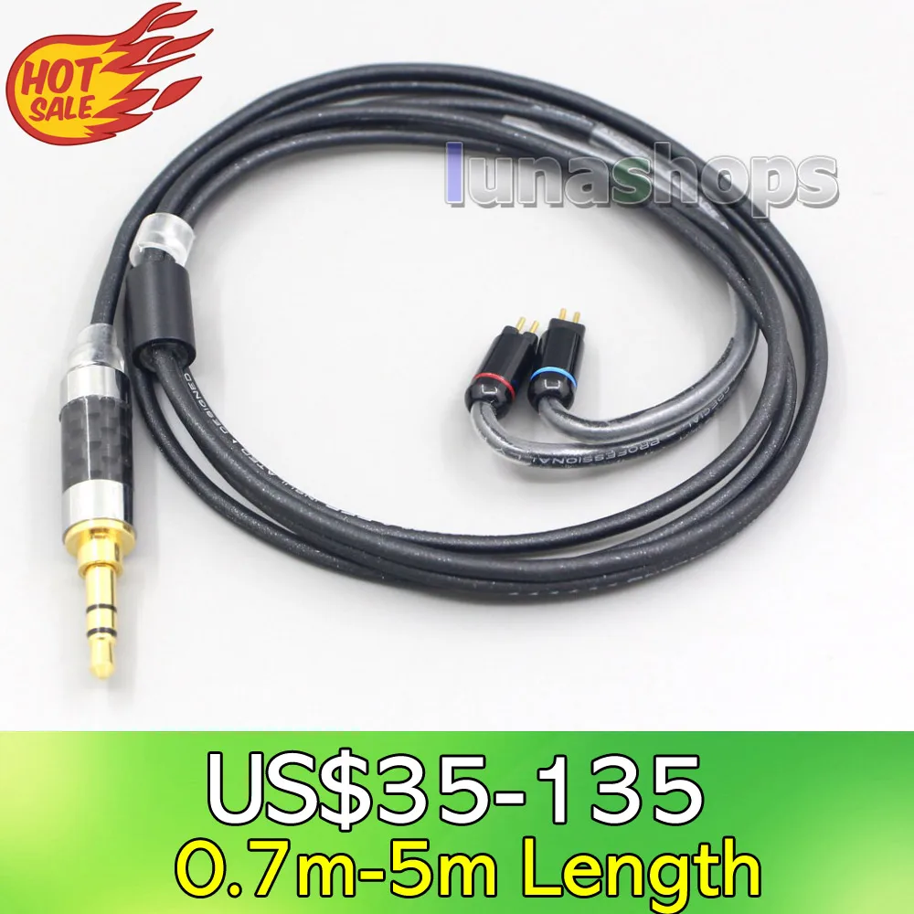 LN007107 2 5 мм 4 3 XLR Сделано в Китае черный 99% чистый PCOCC кабель для 0 78 BA