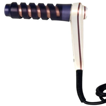 

Anti-Hot 7 Shape Electric Hair Curler Pure Copper Tube 1.25 Inch Barrel Memory Function Buzzing Warning