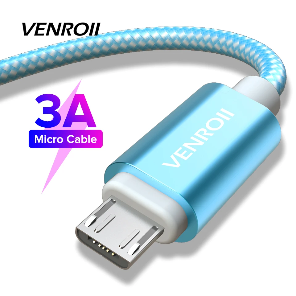 Micro USB Cable V8 2M 3M for Huawei P8 Lite Fast Chargering Data Sync Extra Long for Honor 5A 4C 7 8X Smartphone Android 5V 2A